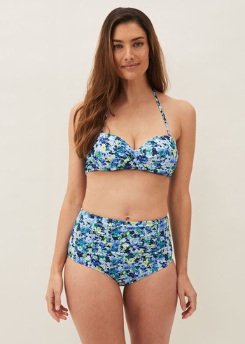 Phase Eight Ayara Ditsy Floral Swimwear Blue/Multicolor Australia | BX2873591